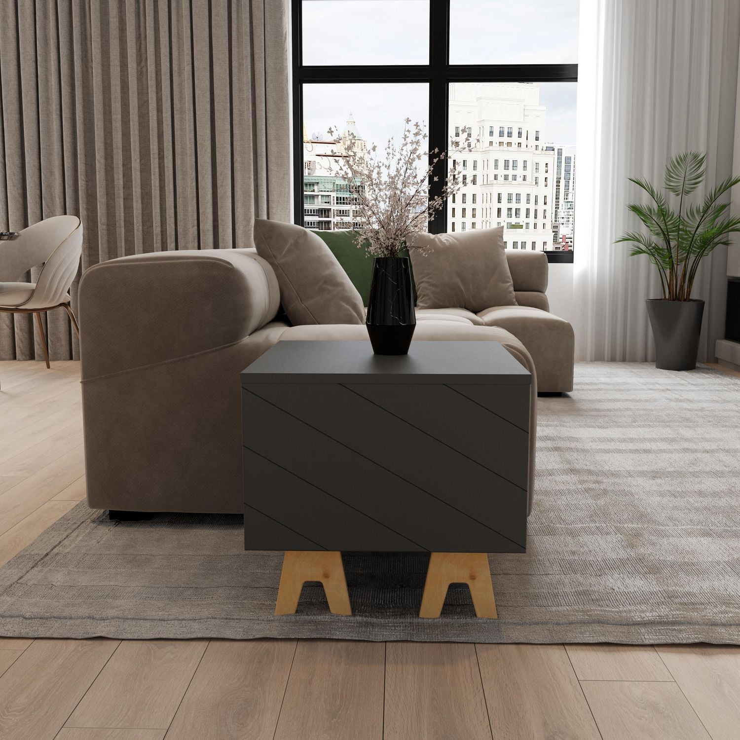 Nexera Table d'appoint Runway