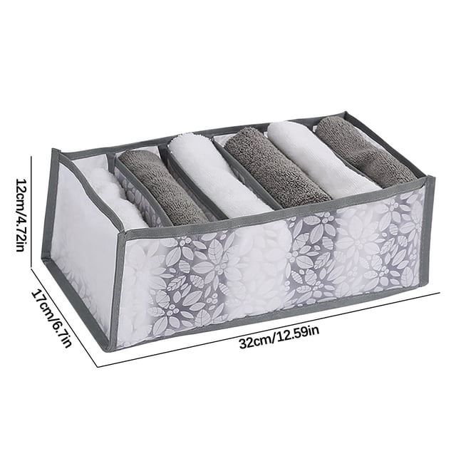 Birdeem Foldable Printed Mesh Underwear Shirt Leggings Jeans Drawer Storage Box
