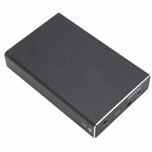 HDD Enclosure, 4  Modes USB3.1 Dual Bay External Hard Drive Enclosure Support UASP  for 2.5 Inch  I/II/III HDD SSD
