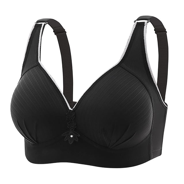 Soutien-gorge Brodé Brillant Confortable Respirant Sans Armatures