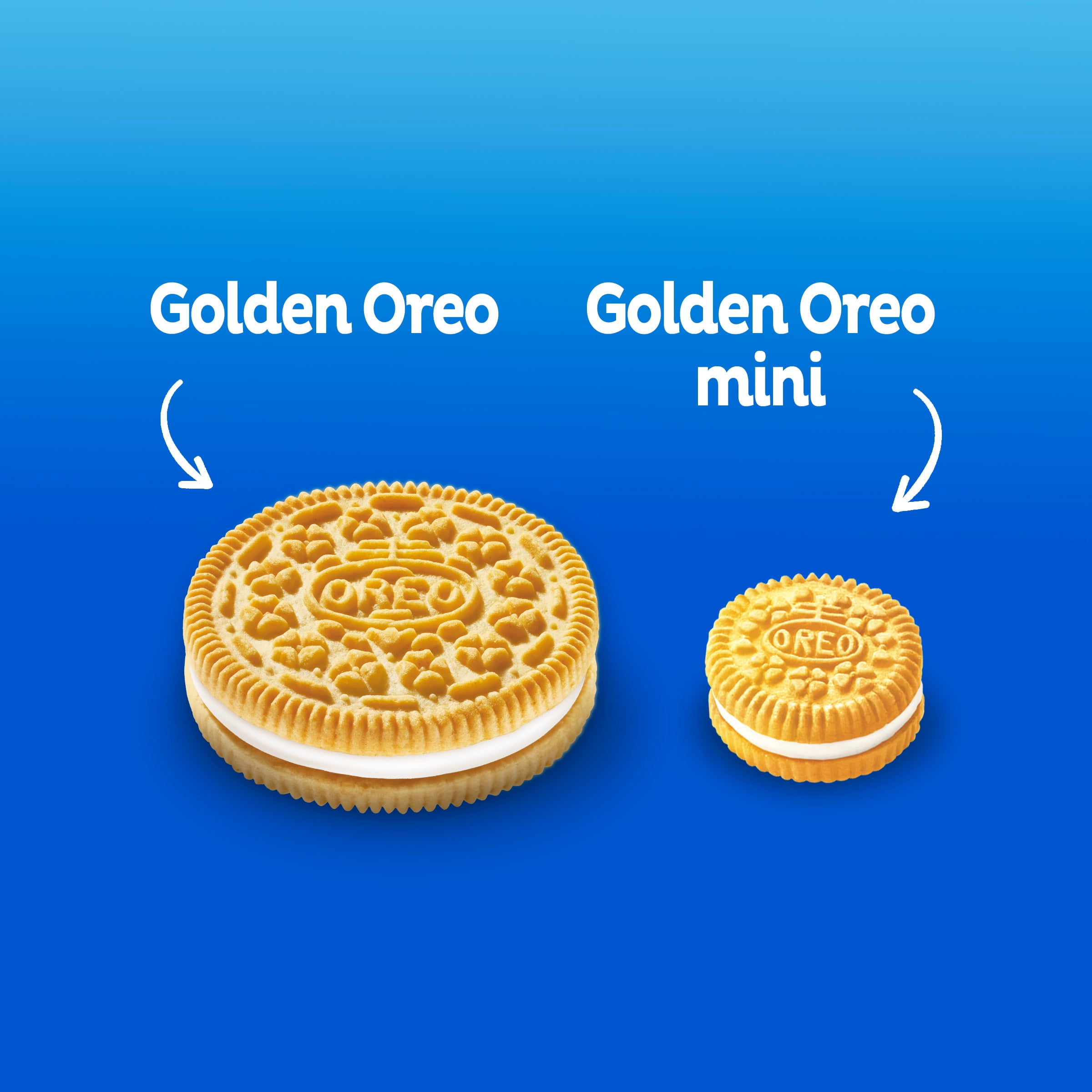 OREO, Mini Golden Cookies, Made in a Peanut-Free Facility, School Snacks