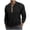 Black, variant on Ohufall Casual T-Shirts for Mens Long Sleeve Henley Neck Breathable Button Tops Plus Size Solid Versatile Tees, M-3XL