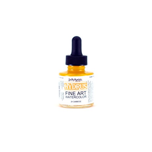 SALIS INTERNATIONAL, INC. 4002502H HYDRUS 1OZ WATERCOLORS GAMBOGE