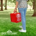 thumbnail image 4 of Coca-Cola 4L Cooler/Warmer, 6 Can Portable Mini Fridge for Travel, Home, Dorm, Red, 4 of 8