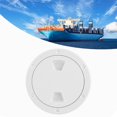 thumbnail image 3 of Hatch Cover, Nonslip Round 4in Deck Plates Impact  White Reliable  for Boat Accessory, 3 of 8