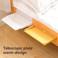 thumbnail image 1 of Storage Shelf Punch Free Foldable Stretchable Plastic No Punching Mounted Bedside Shelf Bedroom Organizer Stand Daily Use, 1 of 8