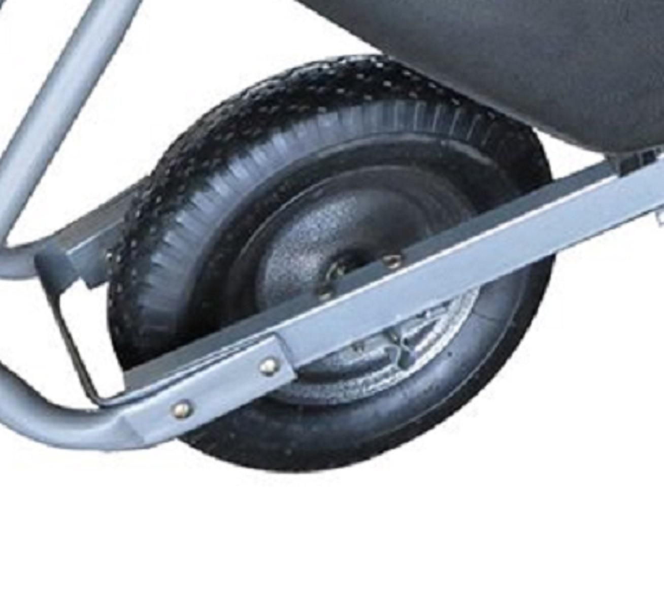 WHEELBARROW EZ ROLL & DUMP 6 CU.FT. STEEL TRAY AIR TIRE STEEL HANDLE