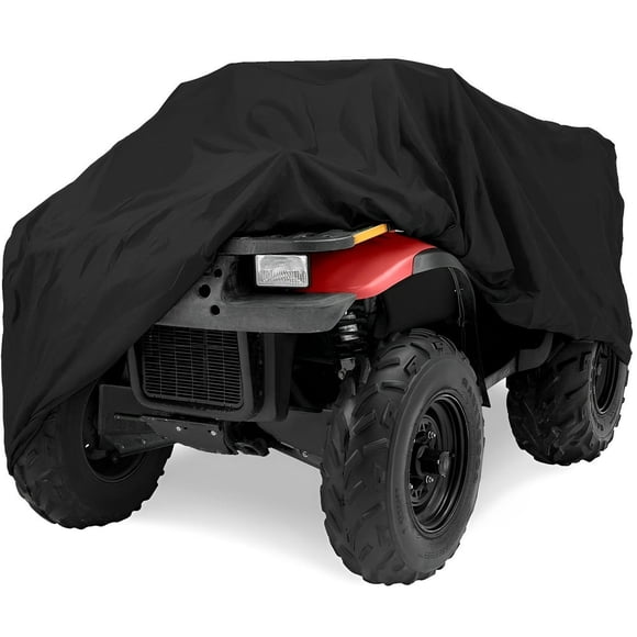 PENGXIANG Housse pour VTT Toutes Saisons Hydrofuge, Imperméable, Tissu Oxford 190T, Housse pour 4 Roues d'Extérieur, VTT Portable, Protection contre la Pluie, la Poussière, la Neige et le Soleil 82” L x 47” L x 45” H (Noir)