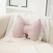 Chmadoxn Bow Shaped Pillow Cute Bow Shaped Pillow Waist Pillow Home Decoration Bow Shaped Pillow Cushion Suitable For Sofa Bed Living Room Bedroom Car Backrest Cushion pillows pillows