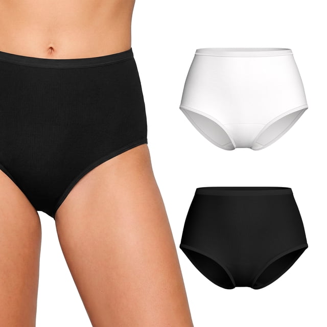 PROTECHDRY Washable Incontinence Cotton Underwear for Women Maxi Pant with Front Absorbent Area, for Light/Moderate Incontinence