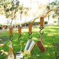thumbnail image 2 of 4 PCS Outdoor PU Hook -Wear Metal Button Hanger Camping Hiking Picnic Pack Cookware Tableware Bag Hook, 2 of 7