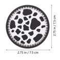 thumbnail image 4 of MesaSe 2pcs Car Cup Coasters Cow Print Car Cup Mats Cow Pattern Car Interior Accessories, 4 of 6