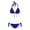 bleu, variante sur Meichang Maillots de Bain Bikini pour Femmes Aguichant à Liens Latéraux Ensembles de Bikini 2 Pcs Maillots de Bain Échancrés Triangle String Tenue de Bain Été Plage Fête à la Piscine Maillot de Bain