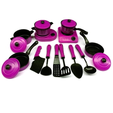 Ensemble de Jouets de Cuisine Simulés Éducatifs en Plastique Jeu de Simulation Ensemble de Cuisine pour Enfants