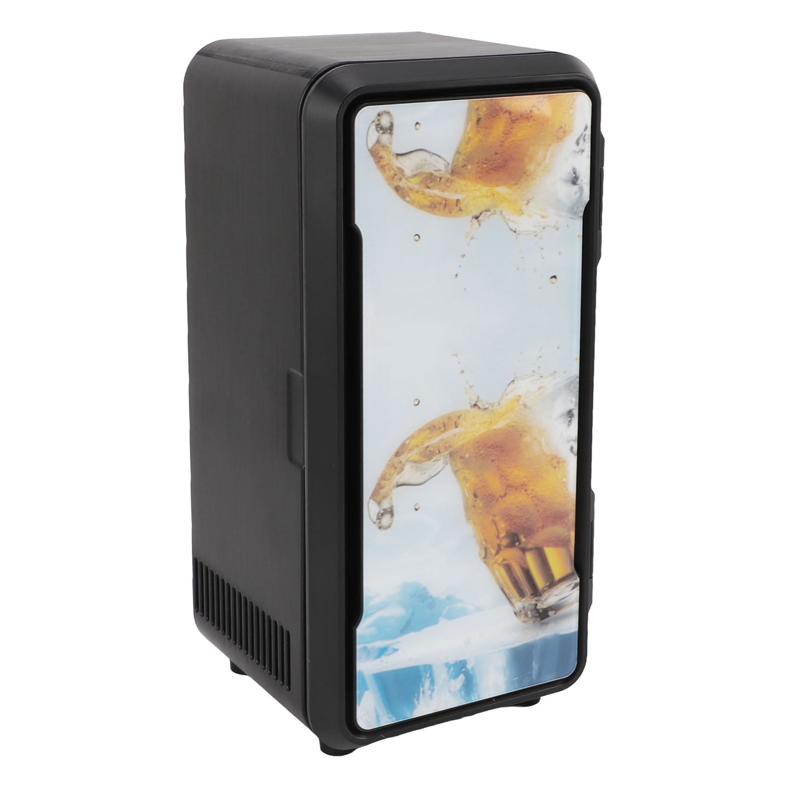 Skincare Fridge, 9V2A 5V1A Portable Mini Fridge ABS Aluminum Alloy Non Slip  for Dormitory