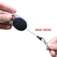 thumbnail image 3 of Retractable Key Heavy Duty Keys Holder Lanyard Carabiner Reel Extendable Retracting Cord Reel, 3 of 5