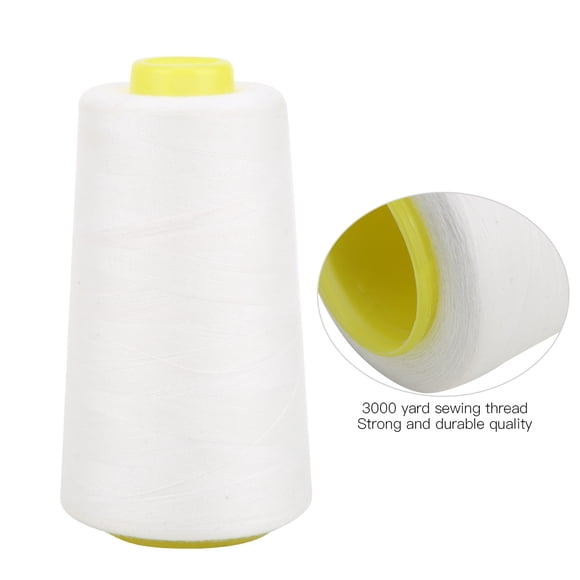 multifunctional thread high performance Polyester Thread,  Sewing Machine Thread, DIY enthusiasts hemming for sewing decoration handicrafts sewing Black,White