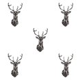 thumbnail image 3 of Decodeary Self Adhesive 3D Deer Head Mirror Wall Sticker For Easy Application black XL 5Set, 3 of 6