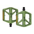 thumbnail image 1 of Siruishop 2 Pcs Pédales de Vélo Fiables avec Réflecteur pour Vélos Pliants Extérieur Adulte Vert, 1 of 8