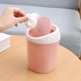 thumbnail image 1 of RRJ Desktop Trash Can, Shake Lid Plastic Waste Bin, Mini Office Desk Garbage Can, Car Home Kitchen Restaurant Storage Container, Small Space Trash Basket, 1 of 6