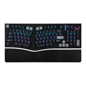 MechLands Feker Alice98 Ergonomique 98 Clés sur mesure, clavier mécanique, VIA Programmable, USB-C Clavier de jeu filaire, Swappable chaud, 5 Calque,
