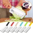 thumbnail image 2 of Red Red Handle Stainless Steel Cabbage Cutter Easy To Clean Dishwasher Safe Kitchen Tool #f9nr1, 2 of 4