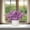 Purple, variant on YIMWNYI Small Artificial Eucalyptus Plant with White Flower Pot Fake Plant Home Decor Bedroom Decoration Maintenance-Free Simulated Greenery Office Desk Decor Durable PE Artificial Potted Plant