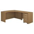 thumbnail image 1 of Series C RH L Shaped Desk with Drawers in Light Oak - Engineered Wood, 1 of 7