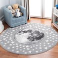 thumbnail image 1 of Safavieh Carousel Kids Moon in the Stars Area Rug, 1 of 8