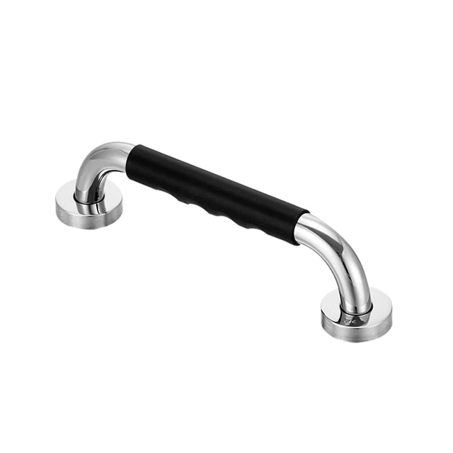 Poignée de Barre Grab Antidérapante pour Douche de 15,7 Pouces en Acier Inoxydable pour Salle de Bain, Poignée de Barre Grab Recouverte de Silicone