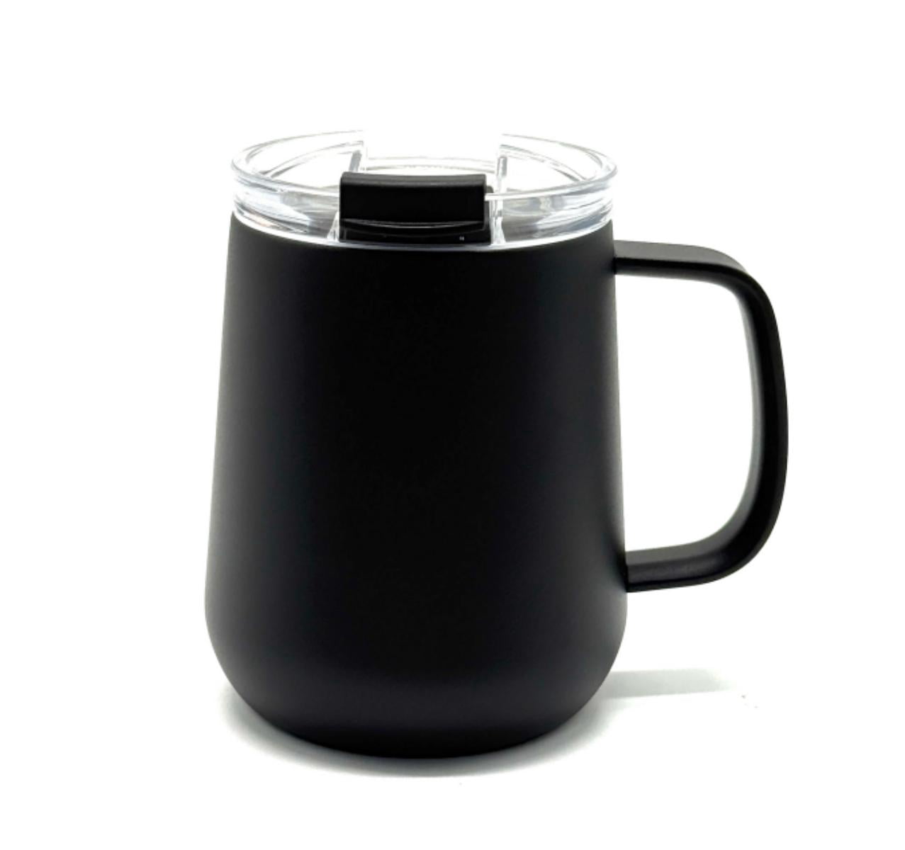 Mainstays 11oz Ms Mug Black SS304 inside + SS201 outside, PP, PCTG,Silicone