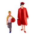 thumbnail image 2 of lionlar 2 Pieces 1/64 People Figures Set Train Railway S Scale Diorama Scenery Decor D, 2 of 9