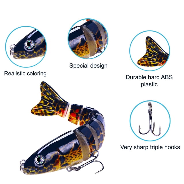 Multi Fish 12.8cm False Bait Sea Fishing Sinking