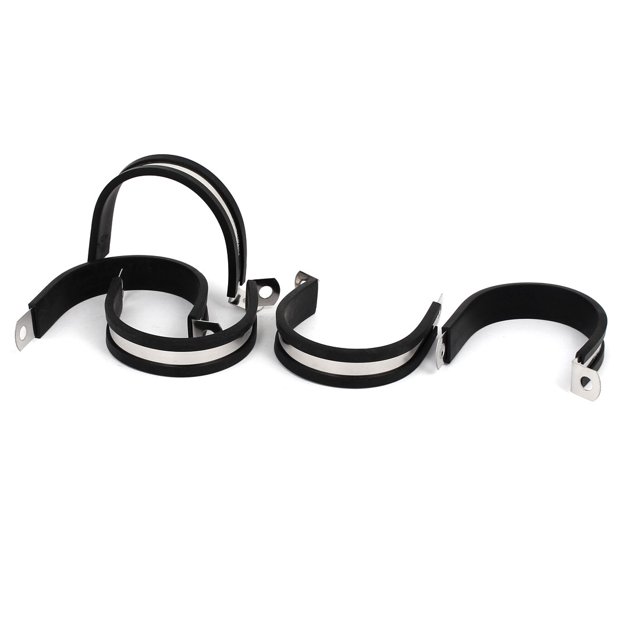 Unique Bargains Pinces en Caoutchouc pour Tuyau de 44mm de Diamètre 5 Pcs