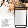 thumbnail image 4 of Hand Mirror Easy To Hold High-quality  And No Ripples Makeup Handheld Mirror For Home For Barbeshop, 4 of 8