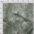 thumbnail image 3 of oneOone Cotton Jersey Green Fabric Florals Craft Projects Decor Fabric Printed By The Yard 58 Inch Wide, 3 of 4