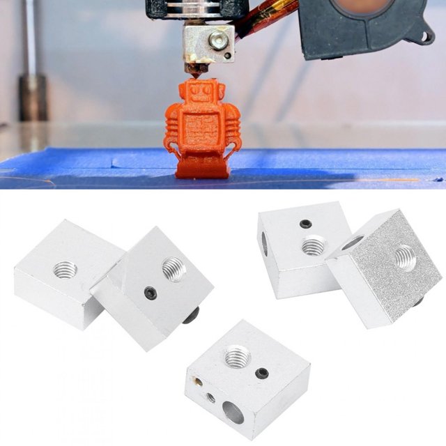 Aluminum Heater Block Kit Fit for Makerbot MK7 MK8 3D Printer Accessories Parts