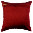 thumbnail image 4 of The HomeCentric Pillow Case Zipper, Decorative Red Pack of 2, 24x24 inch (60x60 cm) Euro Shams, Art Silk Zardosi Throw Pillows For Sofa, Geometric Pattern Contemporary Style Easter - Admirable, 4 of 4