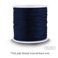 thumbnail image 1 of Cordon en Nylon, 100M X 0.8mm Cordon Noué Chinois Fil Macramé Bleu Foncé, 1 of 5