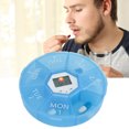 thumbnail image 3 of Pills Case 7 Grids Mini Portable Medicine Tablet Pills Candy Storage Box Organizer Case With RemiderBlue, 3 of 8