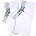 thumbnail image 5 of WHEANG Color Stripe Towel Dark Woven Stripes Absorbent & Non Shedding Club Towel For Sports Soft, 5 of 5