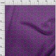 thumbnail image 2 of oneOone Georgette Viscose Fabric Leaves & Floral Block Printed Craft Fabric BTY 42 Inch Wide, 2 of 4