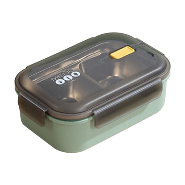 Dvkptbk Lunch Box Stainless Steel Insulated Lunch Box for Office Workers Large Capacity Lunch Box Student Compartment Lunch Tray Camping Essentials