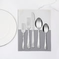 thumbnail image 2 of Mainstays Swirl 48 Piece Stainless Steel Flatware and Organizer Tray Set, Silver, Service for 8, 2 of 7