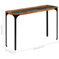 thumbnail image 4 of vidaXL Table Console 120x35x76 cm Bois Massif Recyclé, 4 of 5