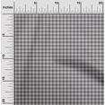 thumbnail image 1 of oneOone Georgette Viscose Gray Fabric Check Check Dress Material Fabric Print Fabric By The Meter 42 Inch Wide, 1 of 4