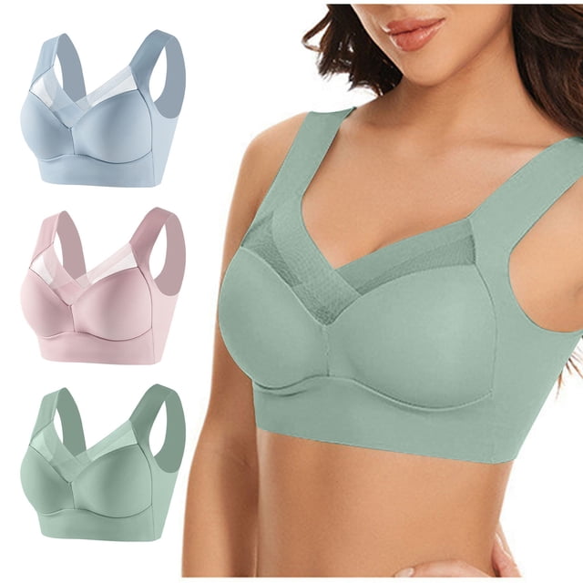 Bras for Women, Womens 3PC Strapless Underwear with Thin Side Collection and Daily Bra