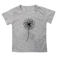 thumbnail image 4 of Kcodviy Enfants Garçons Filles Camisole Décontractée avec Soutien-Gorge Intégré Imprimé Pissenlit Col Ras du Cou Chandails Sans Bretelles pour Filles T-Shirt à Manches Courtes Haut, 4 of 4