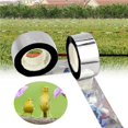 thumbnail image 1 of Reflective Bird Repellent Tape Scare Tapes Ribbon High Reflectivity Flashing Bird Repellent Orchards Lawn Yards Home Branche Decorations, 1 of 9