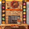 thumbnail image 3 of MesaSe Heureux Automne Porche Signe - Décorations d'Automne Extérieur Intérieur - Heureux Automne Récolte Bannière Signe - Automne Automne L'action de Grâce Fête Cour devant la Porte Pendaison Décor, 3 of 6